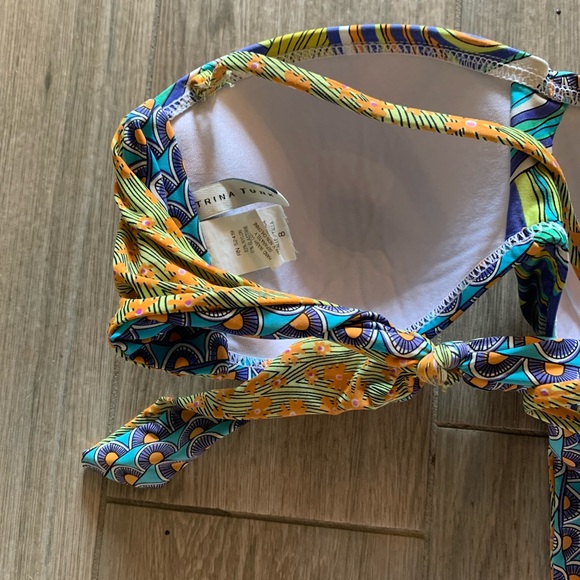 Lot of 3 beach cover, M cupshe, Trina Turk 8 - Picture 4 of 5